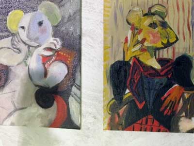 Paintings by the mouse Picasso